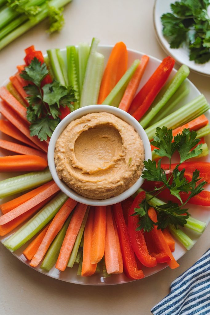 Veggie Sticks With Hummus