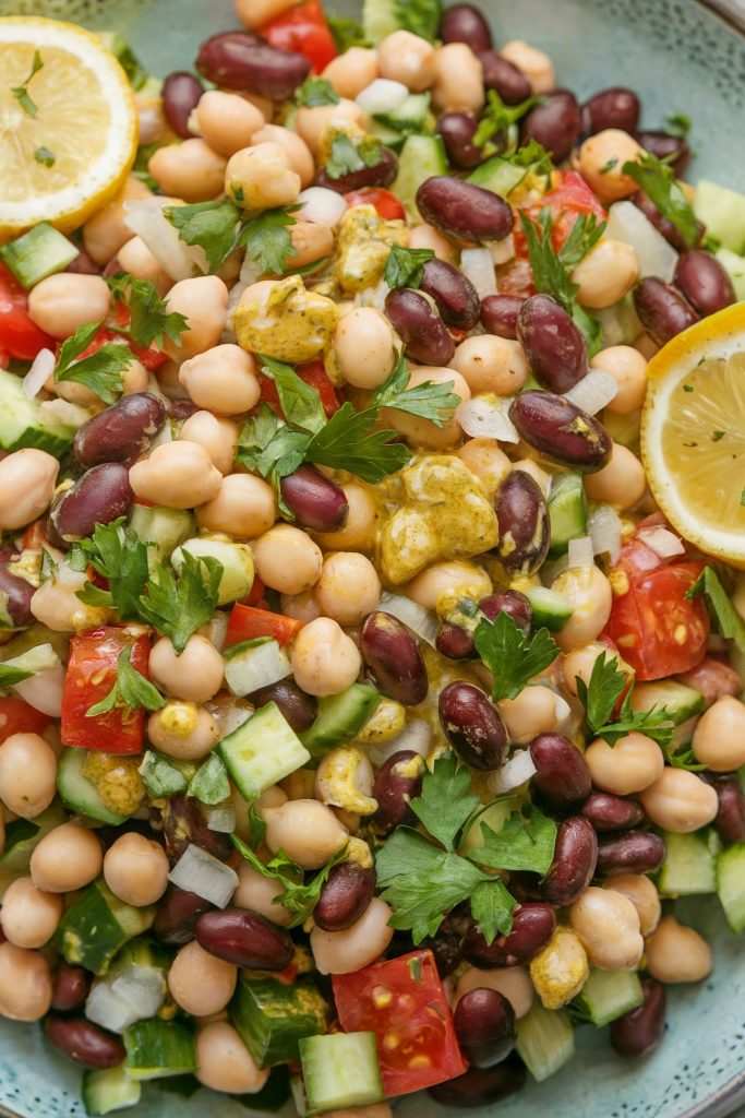 Bean Salad With Lemon-Cumin Dressing