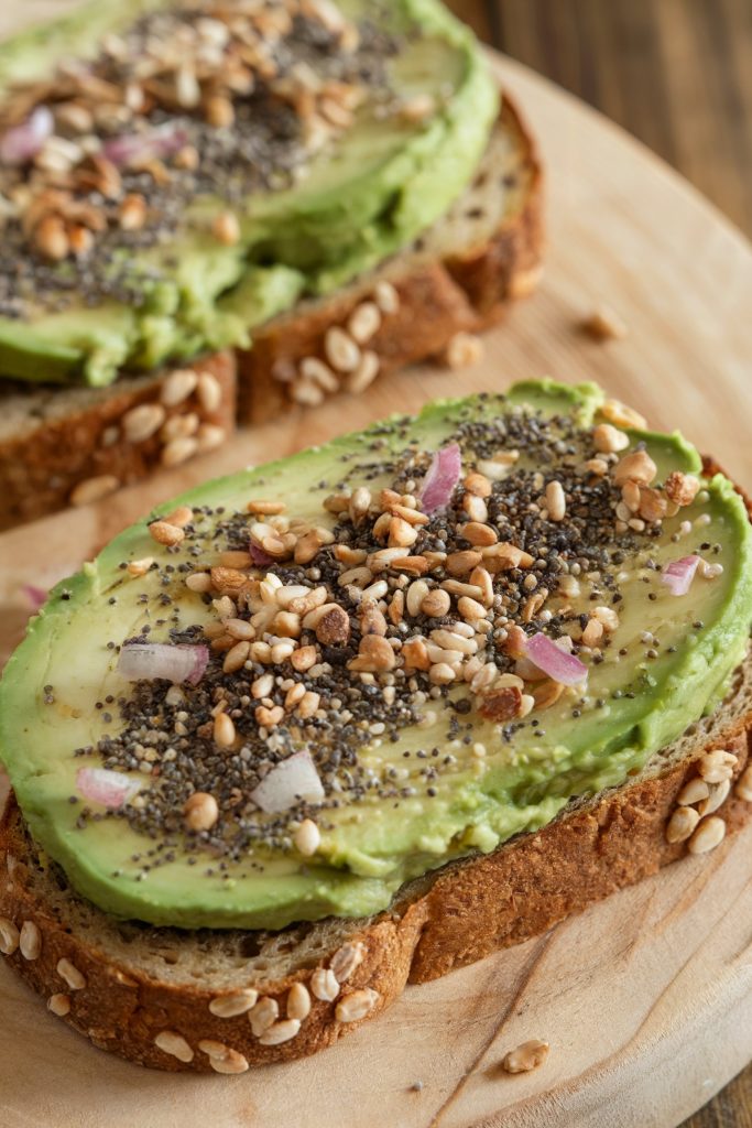 Avocado Toast With Everything Bagel Seasoning