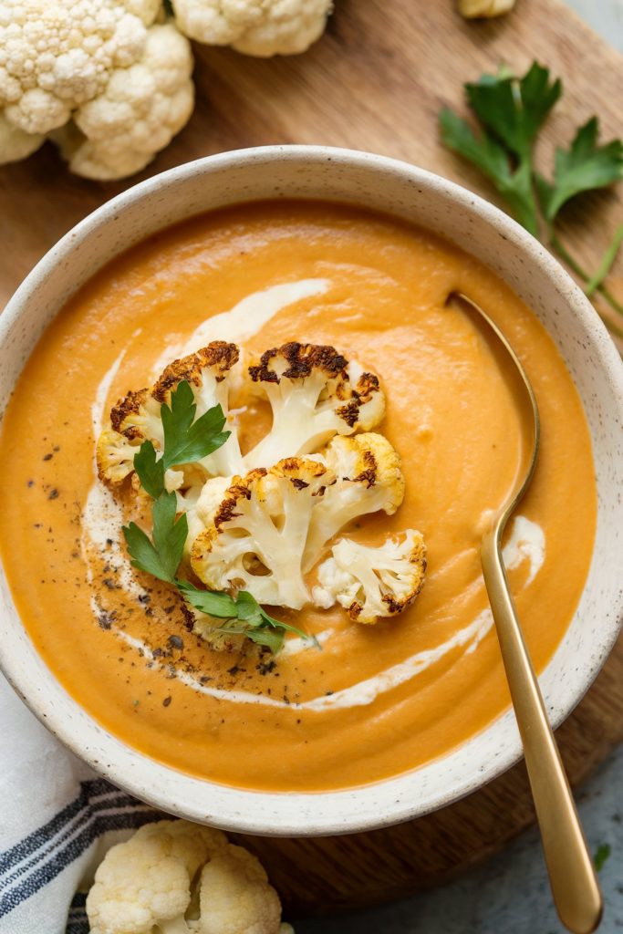 Roasted Cauliflower Soup