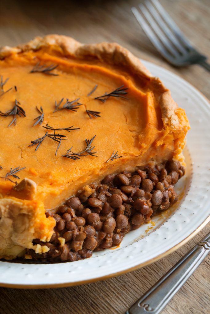 Lentil Shepherd's Pie With Sweet Potato Topping