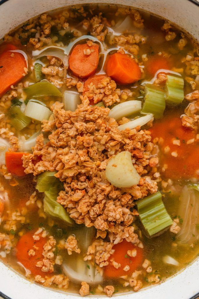 Freekeh Vegetable Soup