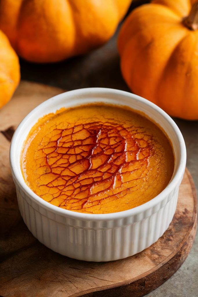 Mediterranean Pumpkin Crème Brulee