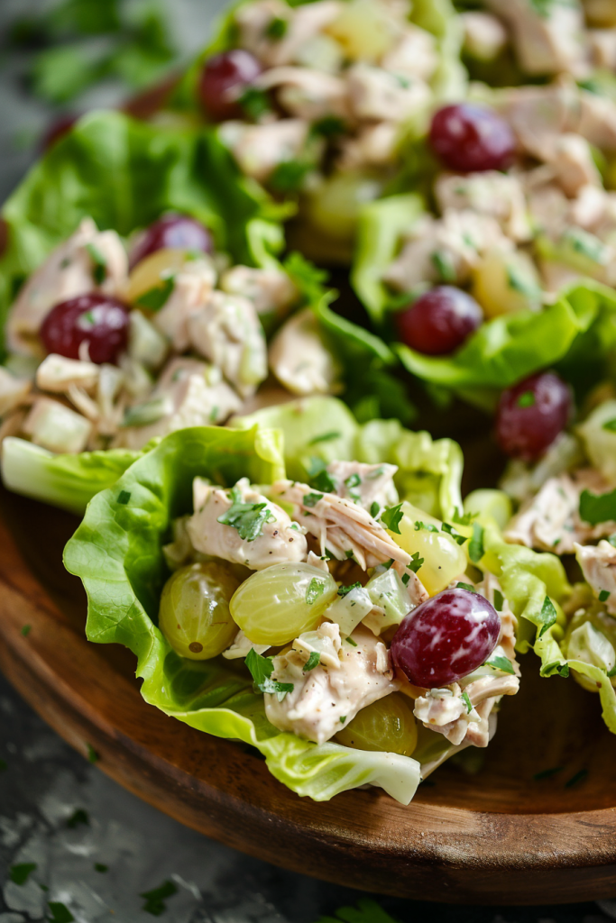 Chicken Salad Lettuce Wraps