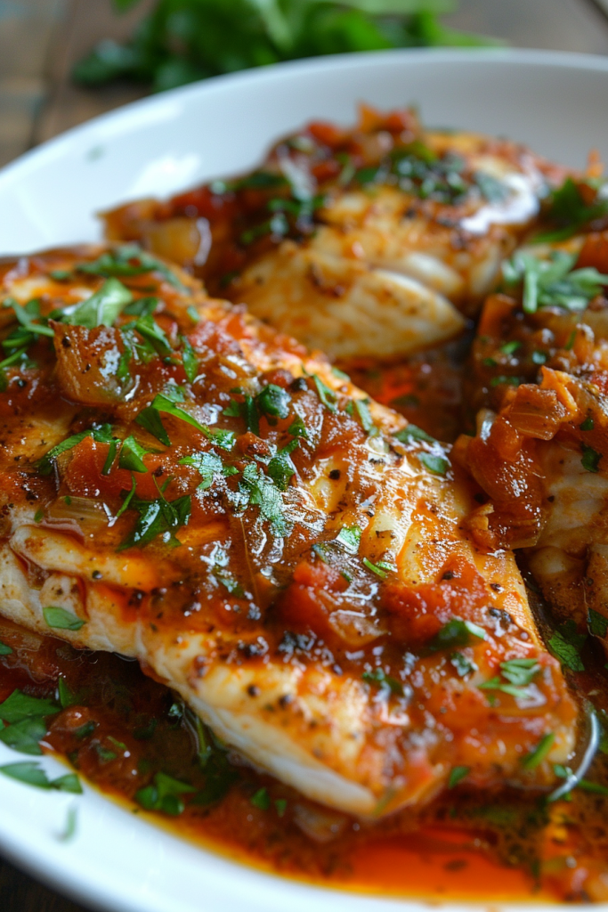 Steamed Tilapia in Wine Sauce