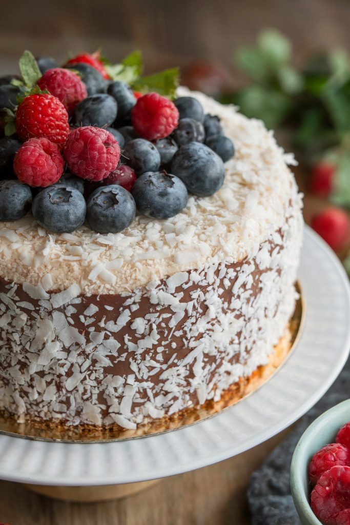 Chocolate and Coconut Cream Torte