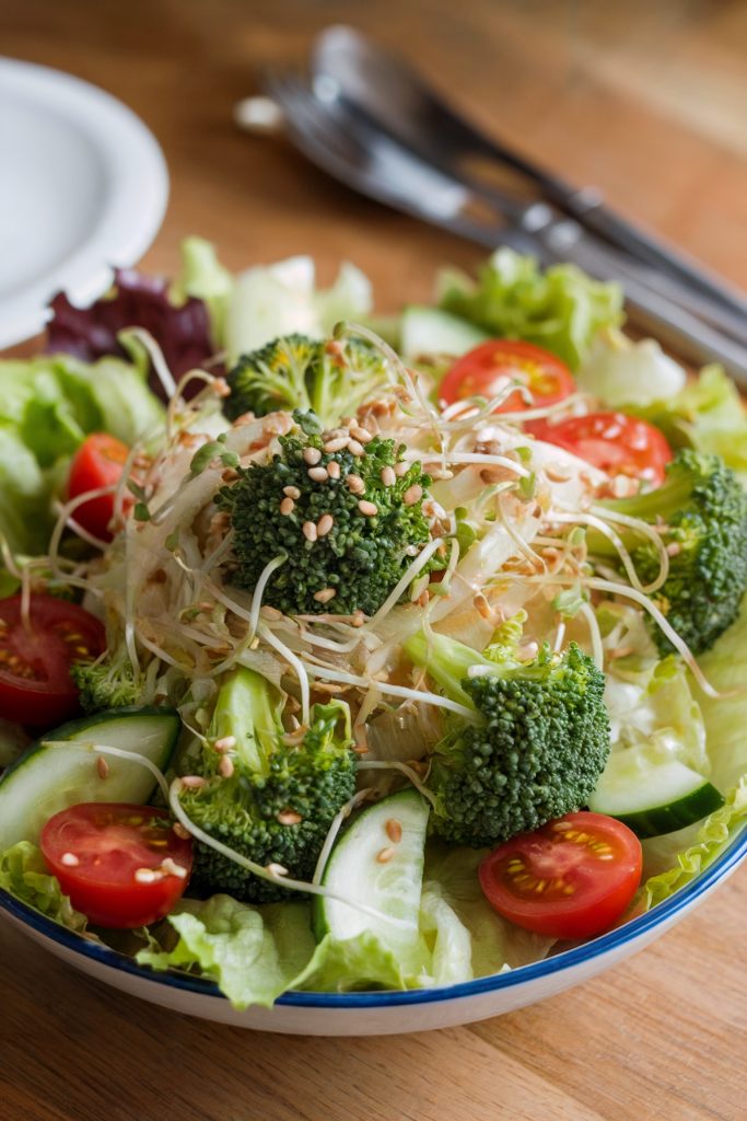 Broccoli Sprouts in Salad