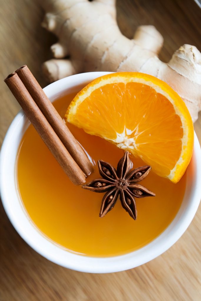 Fresh Orange and Ginger Juice