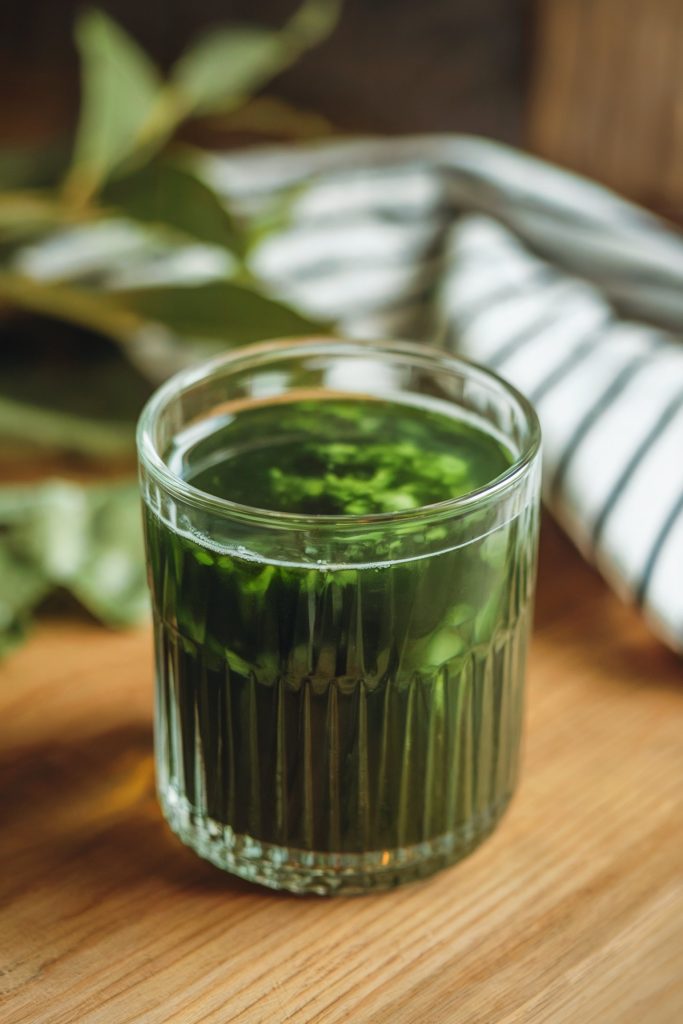 Detoxifying Spirulina Algae Drink
