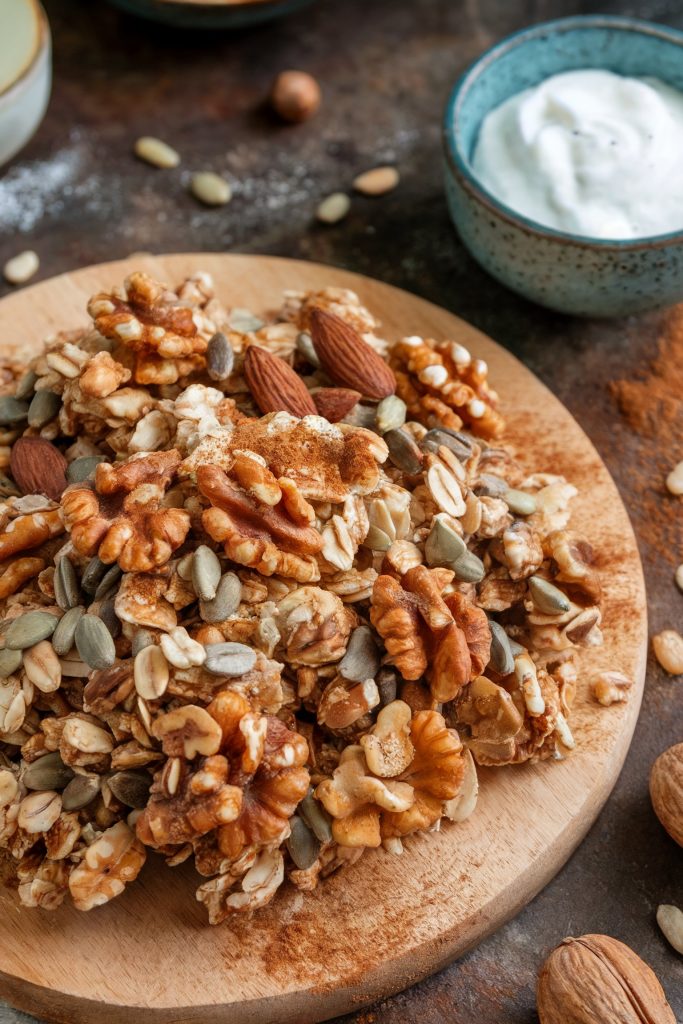 Homemade Granola With Nuts and Seeds