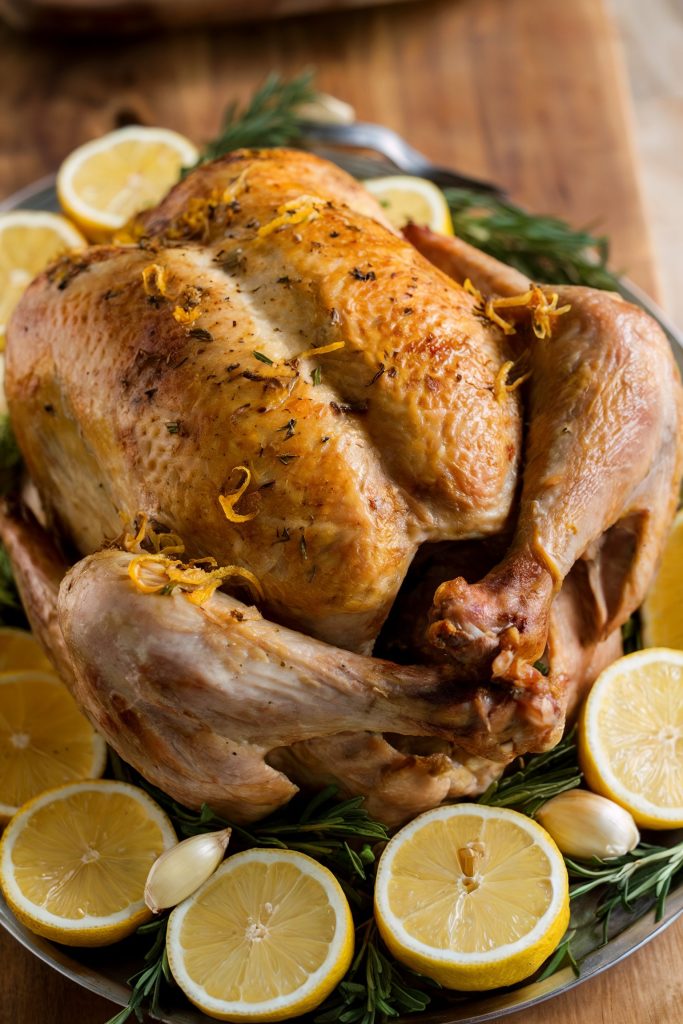 Garlic and Lemon Roasted Turkey
