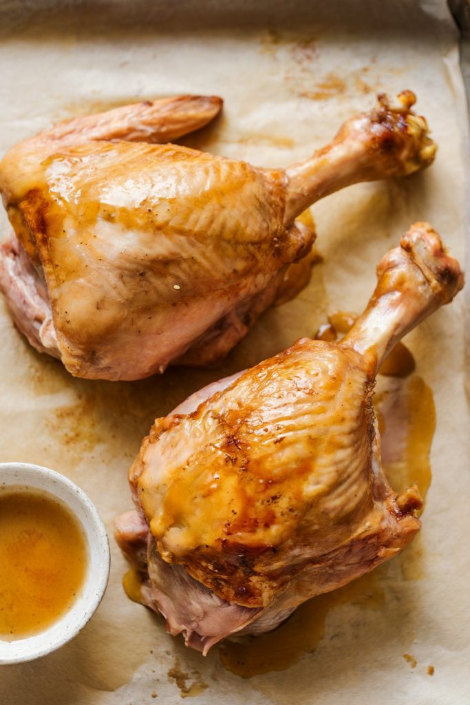 Maple Dijon Turkey Legs