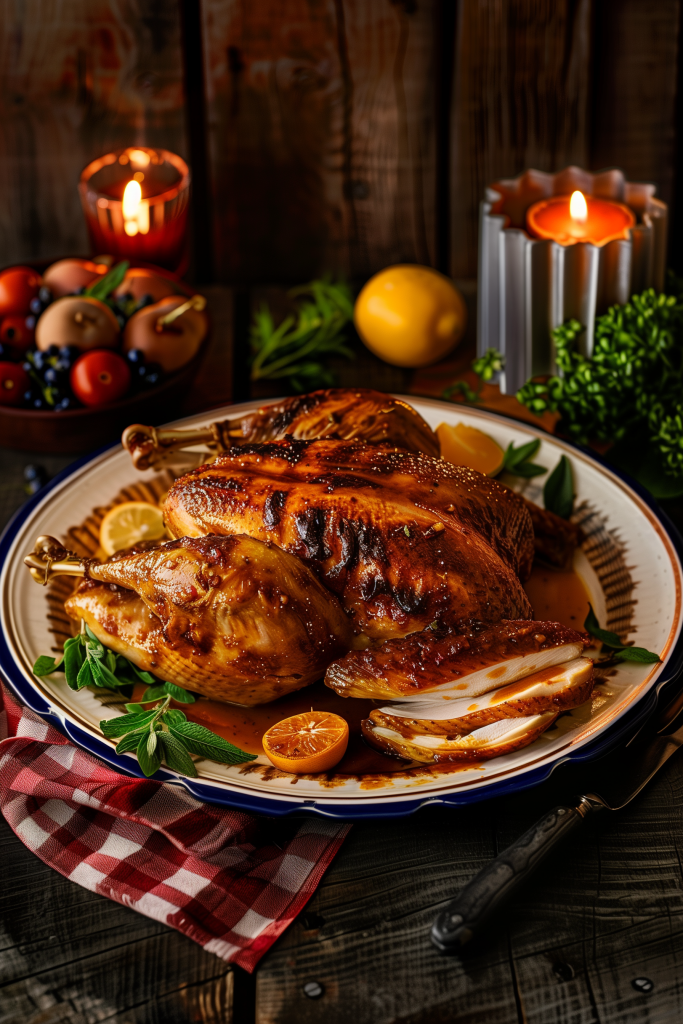 Honey-Sriracha Spatchcock Turkey