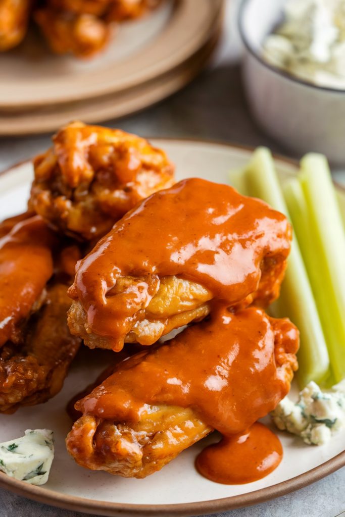 Buffalo-Style Baked Turkey Wings