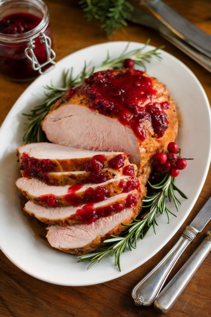 Cranberry Glazed Turkey Breast