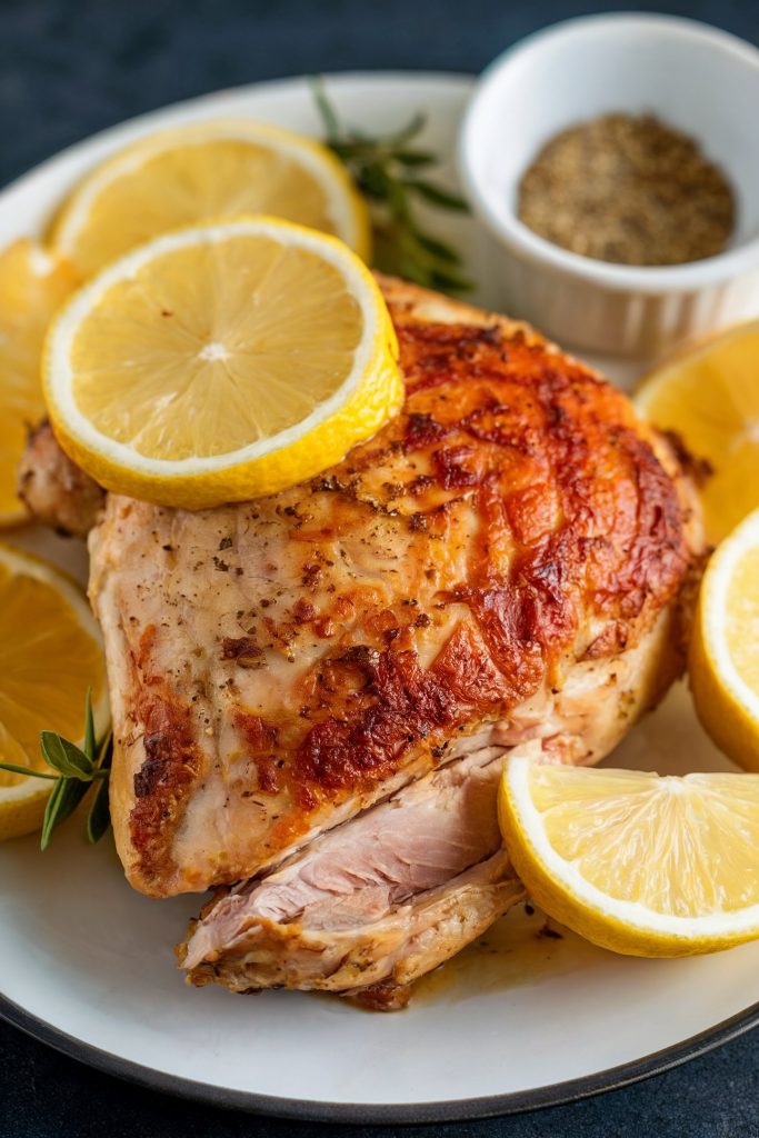 Lemon-Pepper Roasted Turkey Breast