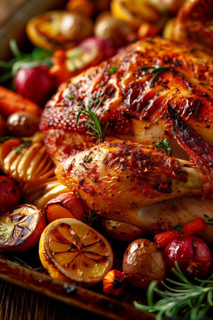 Lemon Herb Spatchcock Turkey