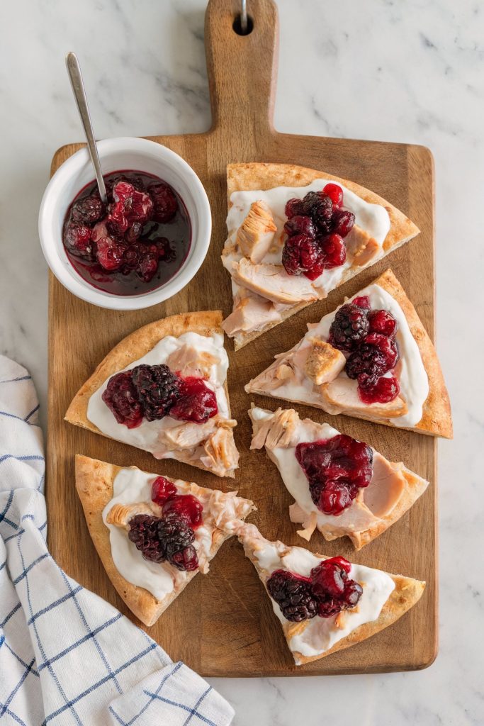 Turkey and Cranberry Flatbread