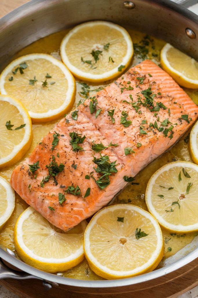 One-Pan Lemon Garlic Salmon