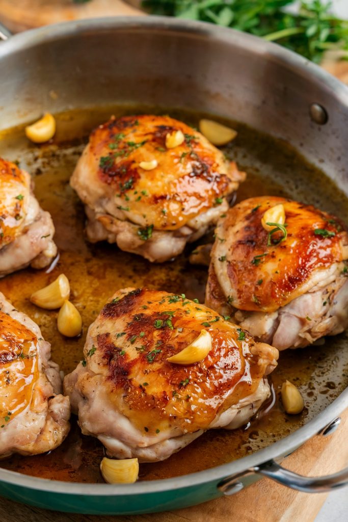 Honey Garlic Chicken Thighs