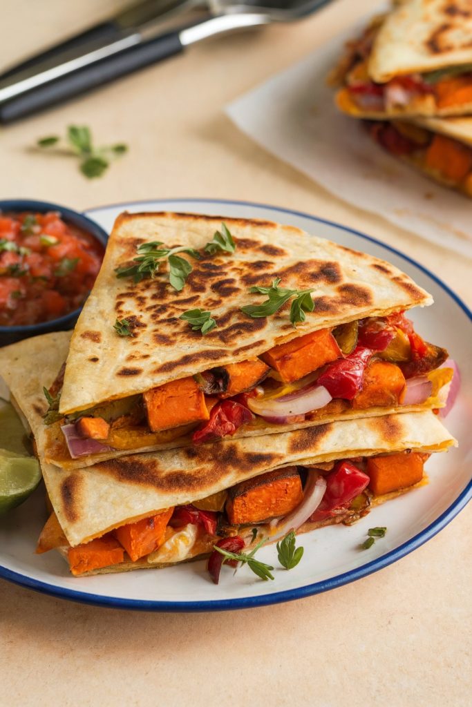 Roasted Vegetable Quesadillas