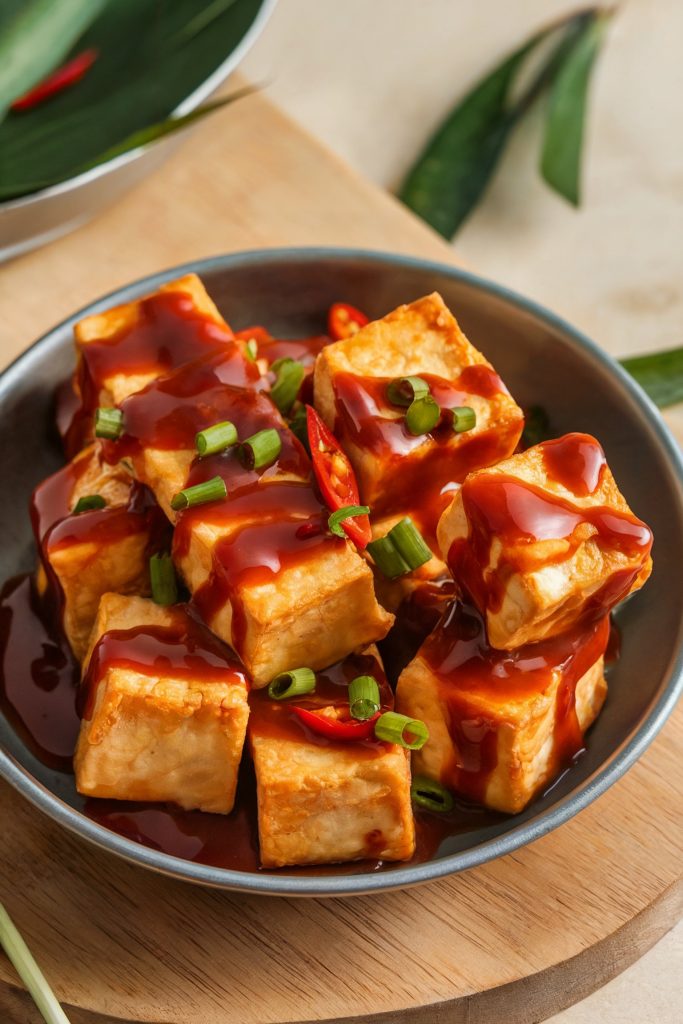 Crispy Tofu with Sweet Chili Sauce