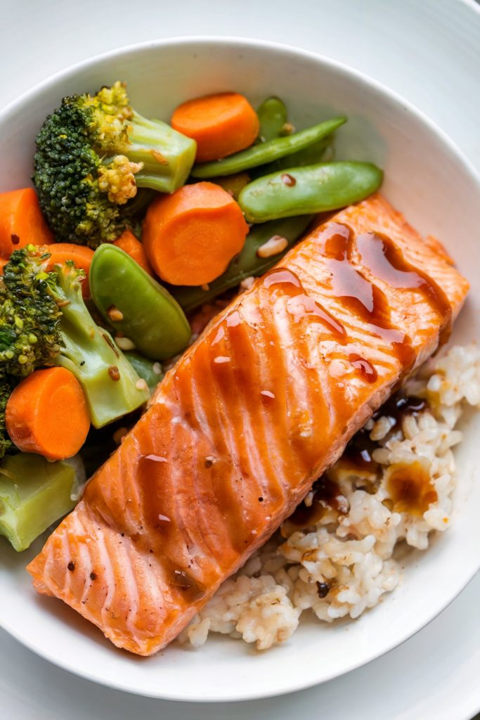 Teriyaki Salmon Bowl