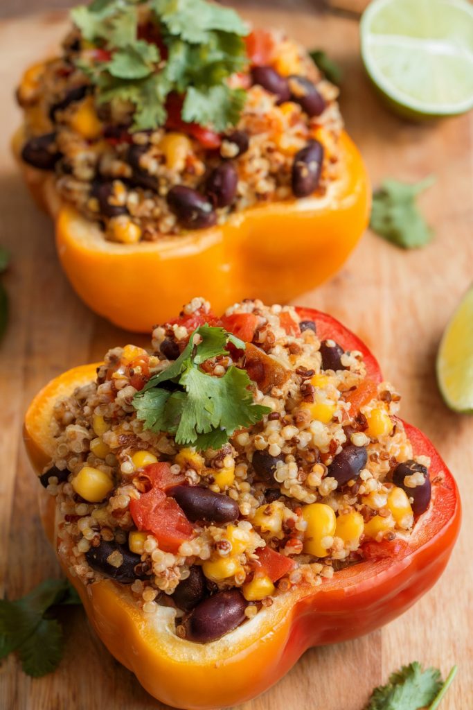 Stuffed Bell Peppers with Quinoa