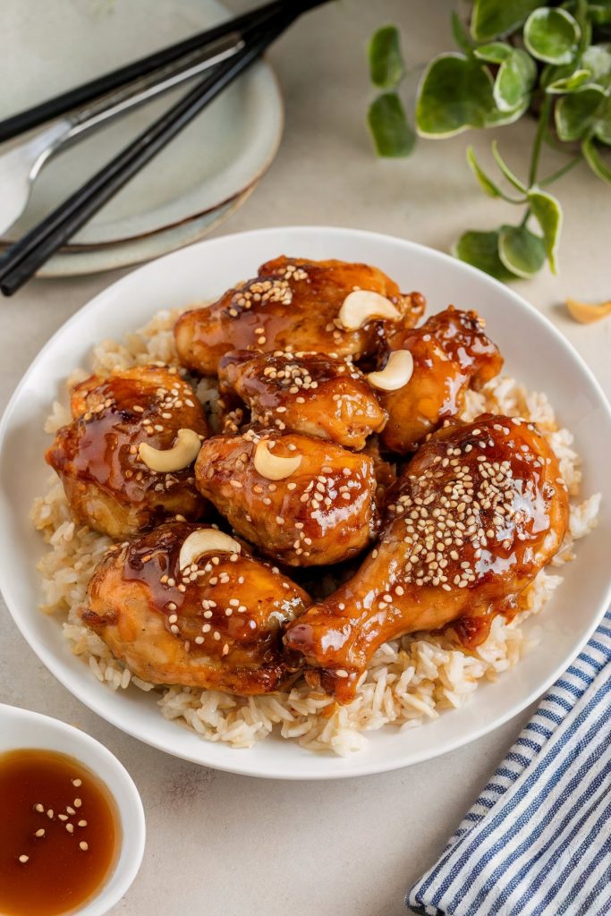 Honey Garlic Glazed Chicken
