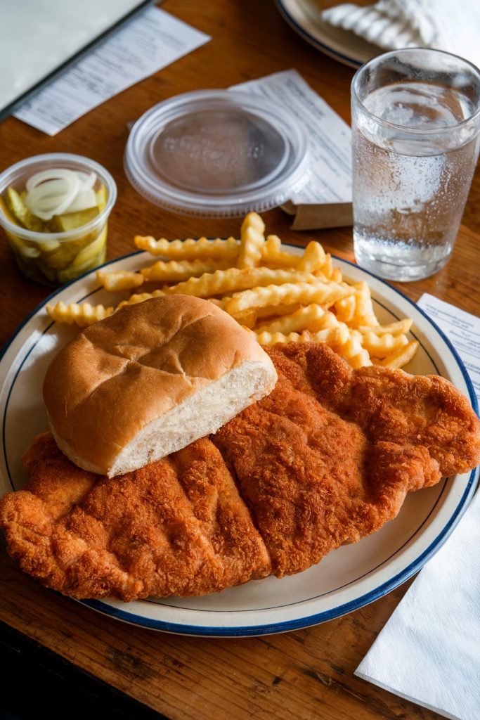 Iowa Pork Tenderloin Sandwich