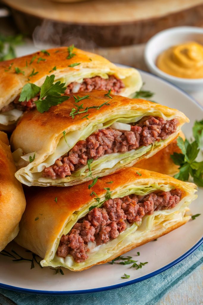 Bierocks (German Stuffed Rolls)