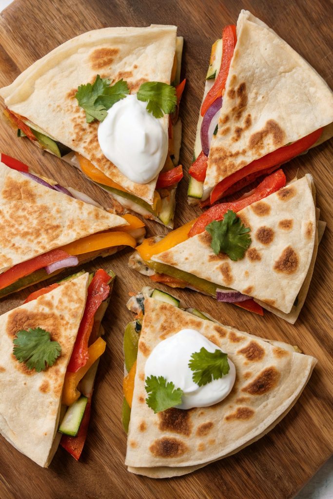 Mini Veggie Quesadillas