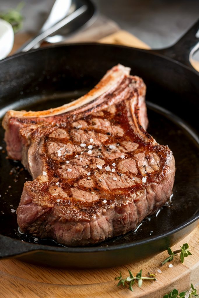 Skillet-Cooked T-Bone Steak