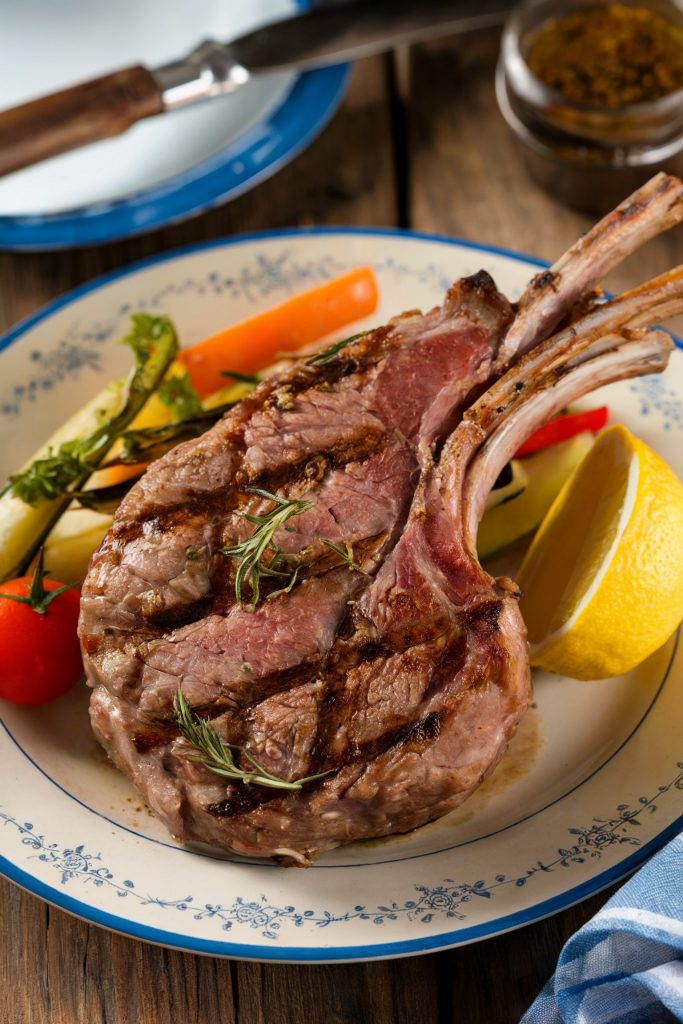 Mediterranean Grilled Lamb Steak