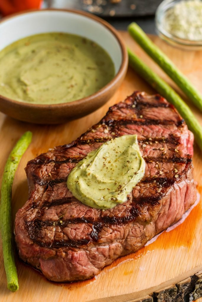 Wasabi-Miso Strip Steak