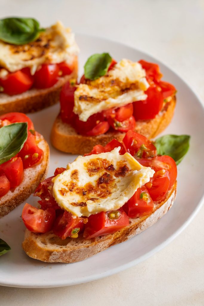 Garlic Butter Bruschetta with Tomatoes