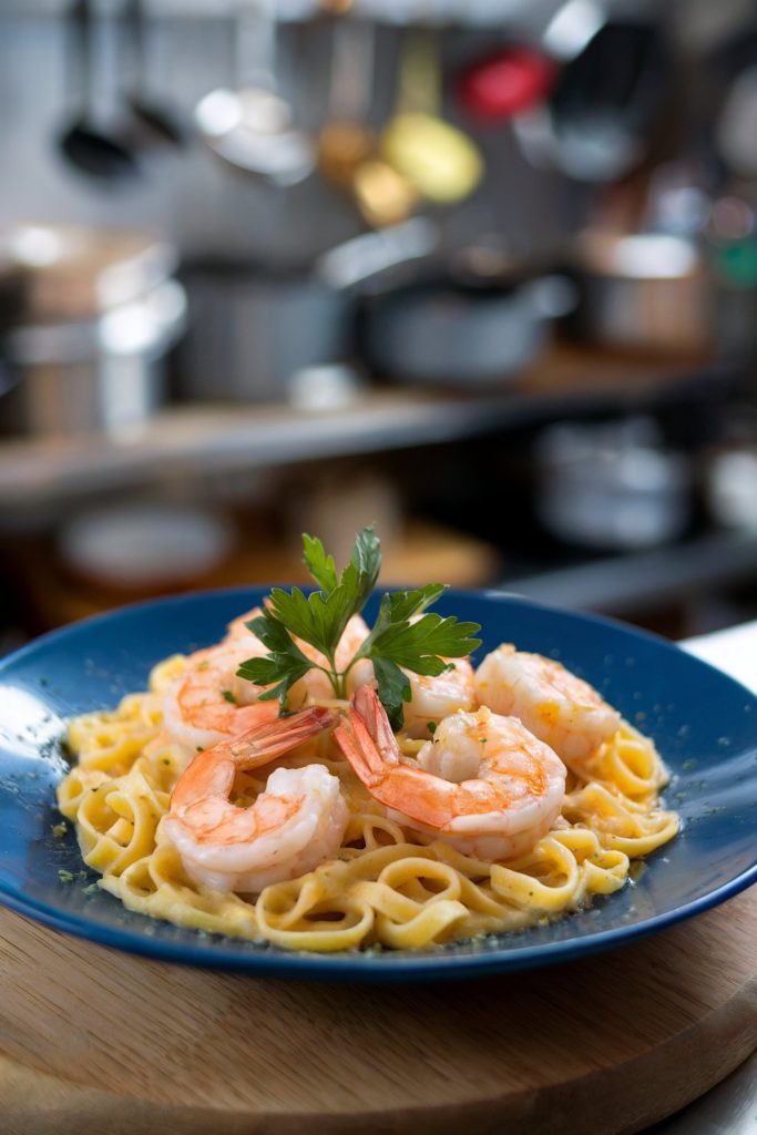 Shrimp Scampi with Lemon Butter Sauce