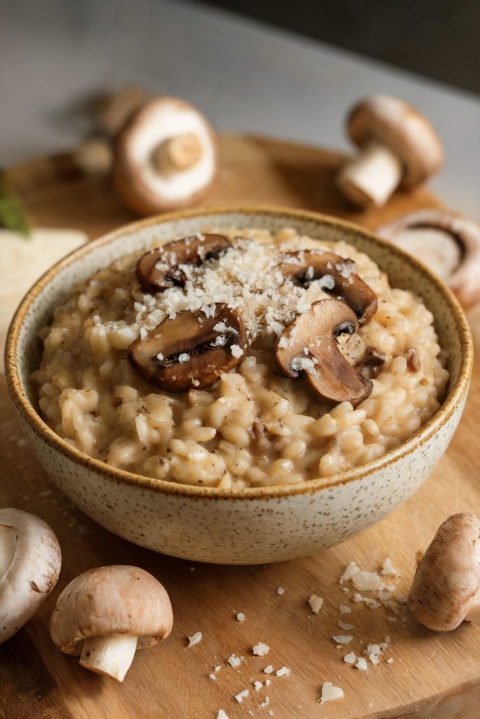 Mushroom Risotto with Parmesan