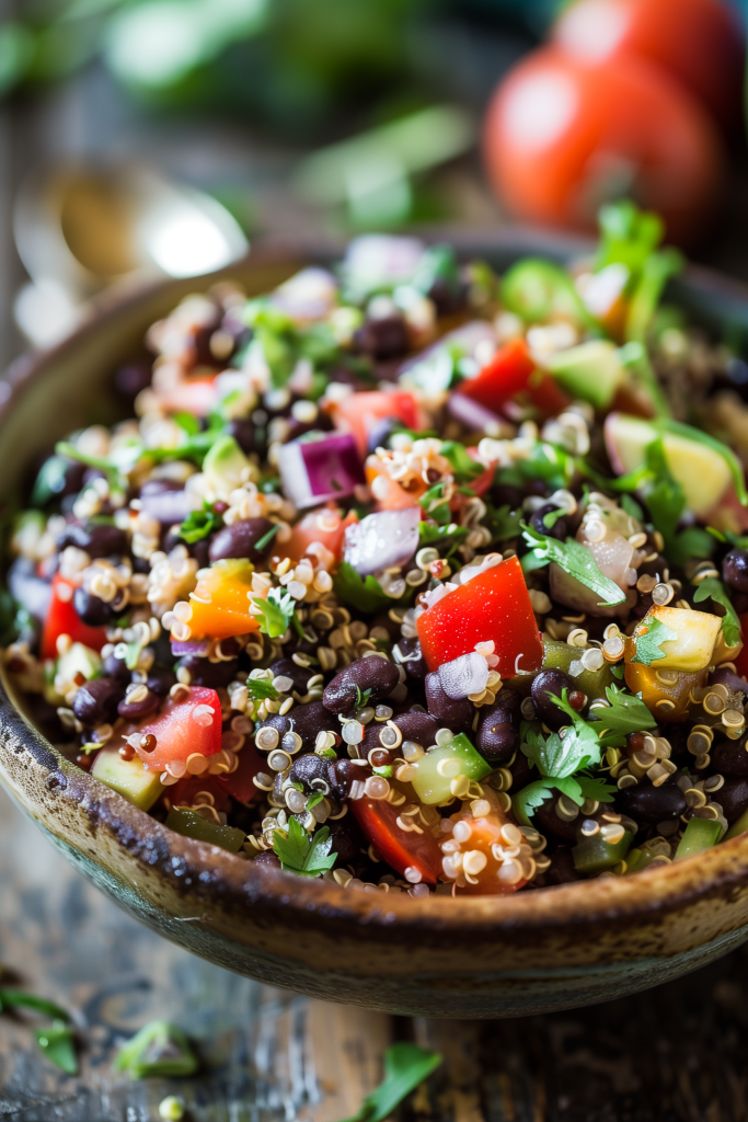 Quinoa and Black Bean Fiesta Salad