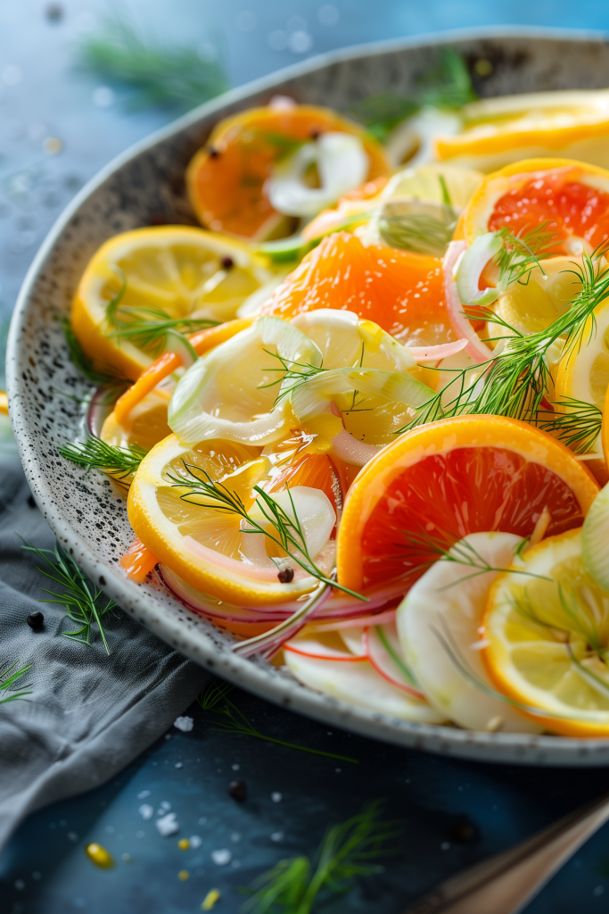 Citrus Salad With Meyer Lemon Dressing and Shaved Fennel