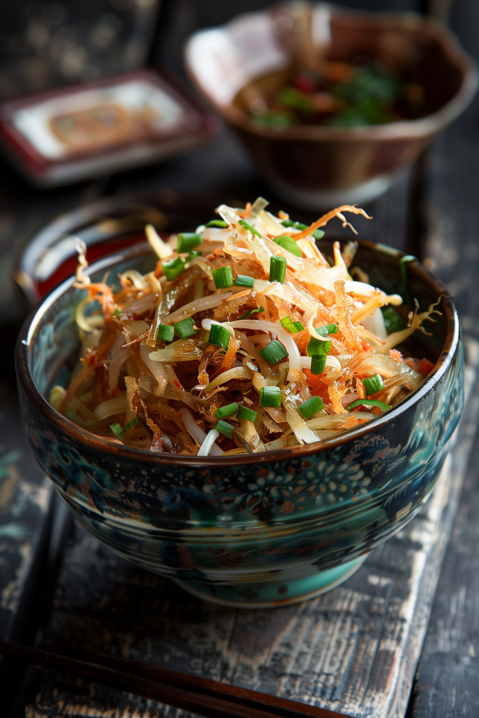 Japanese Crunchy Burdock Salad