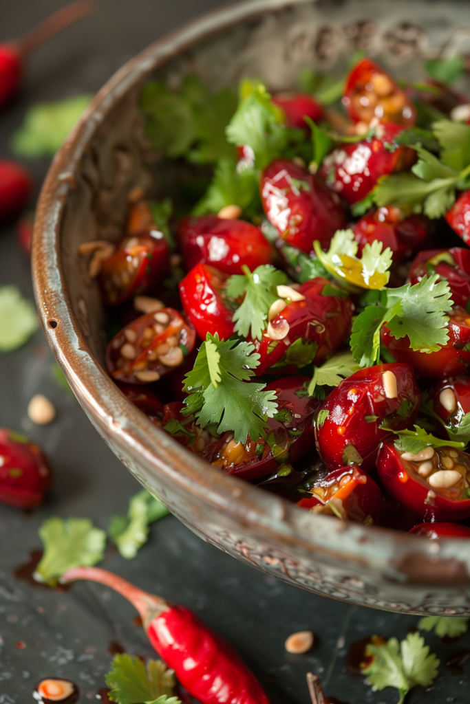 Jujube Salad with Coriander Leaves