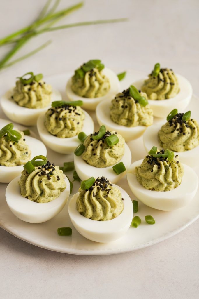 Wasabi Deviled Eggs