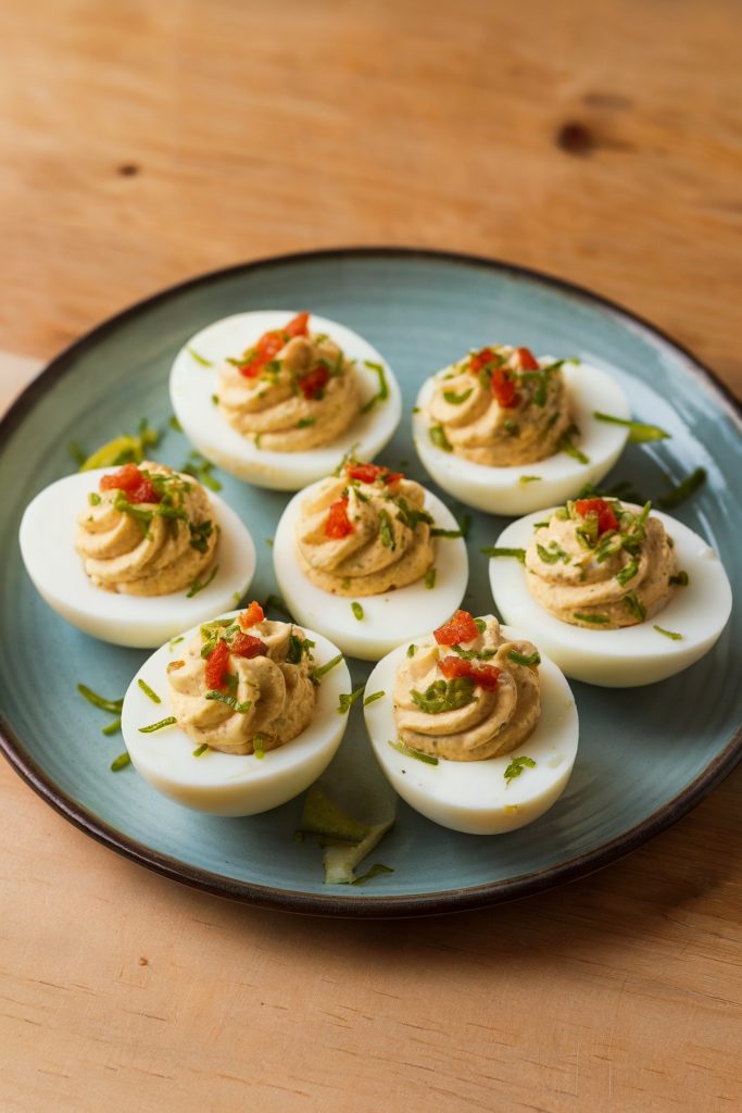 Chipotle Lime Deviled Eggs