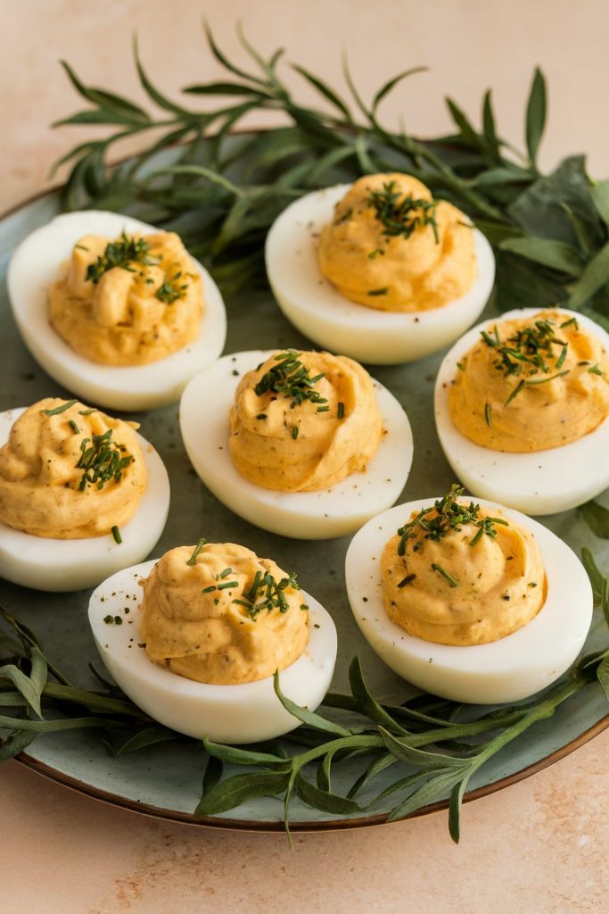 Honey Mustard Deviled Eggs
