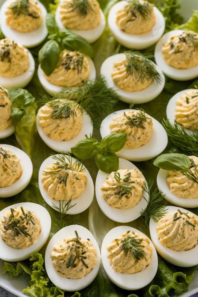 Fresh Herb Deviled Eggs