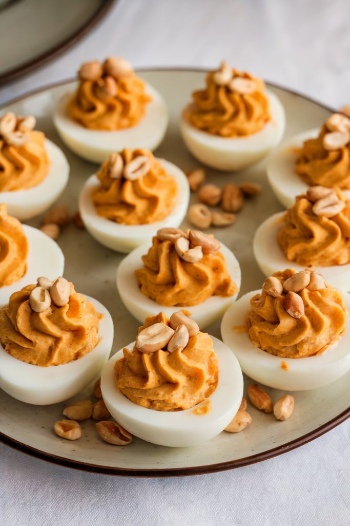 Thai Peanut Deviled Eggs