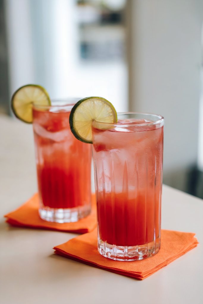 Cherry Lime Mimosa