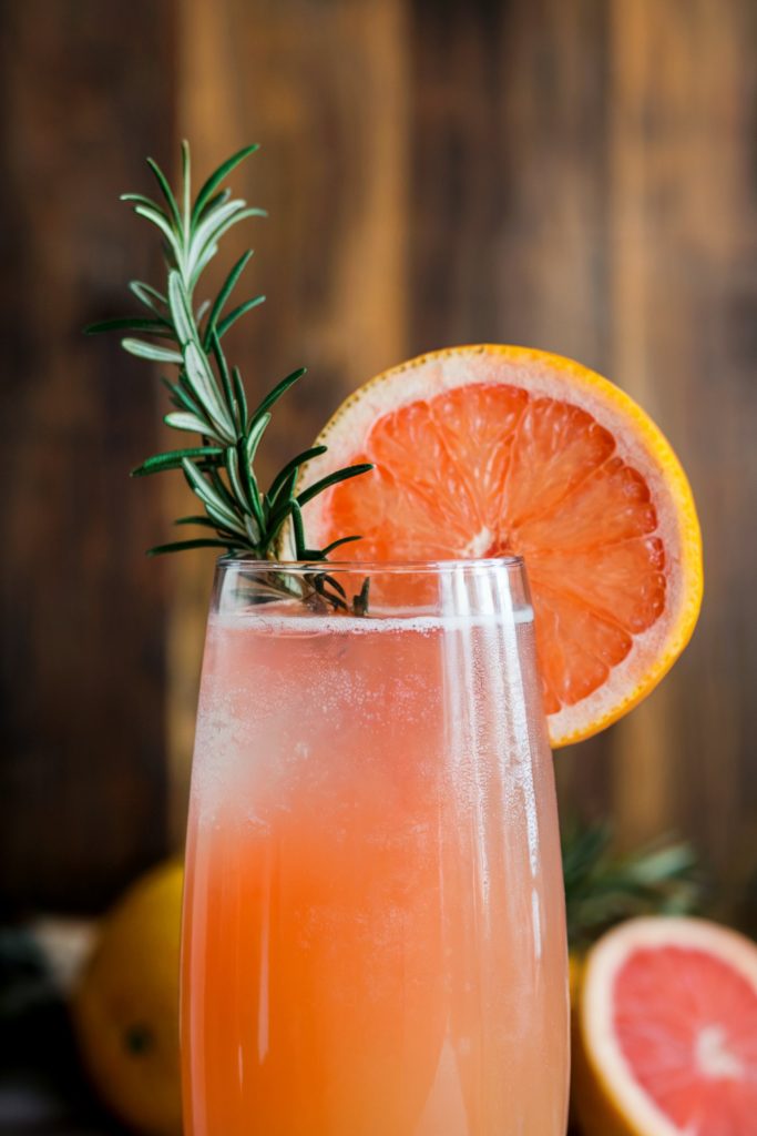 Rosemary Grapefruit Mimosa