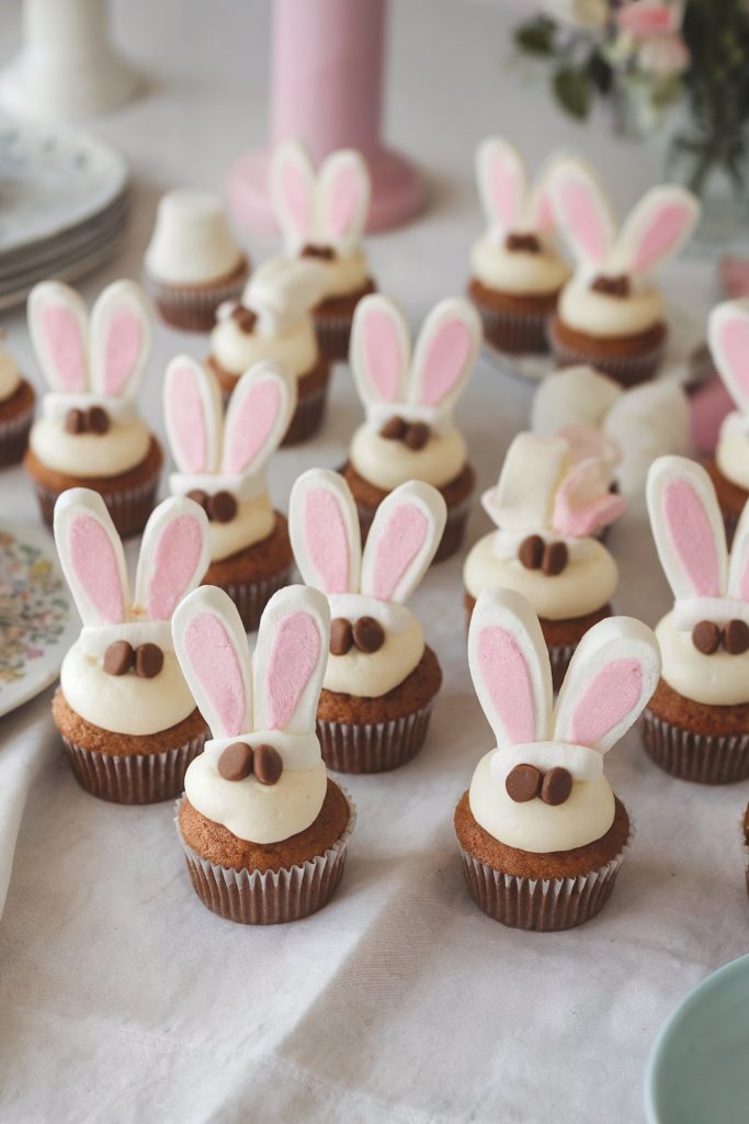 Easter Bunny Cupcakes